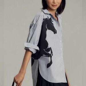 Buttondown shirt by MAEVE Anthropologie